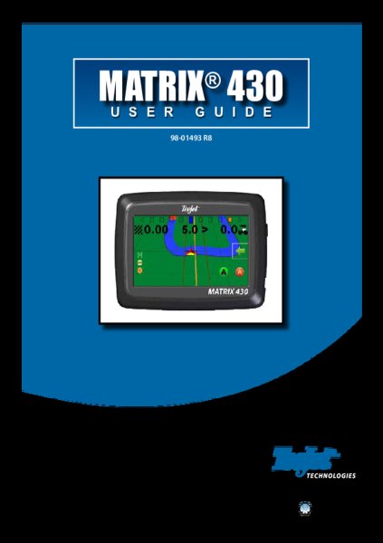 TeeJet Matrix 430 SE