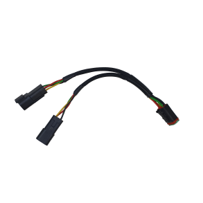 4-pin DT Deutsch Y cable. 1 female to 2 male