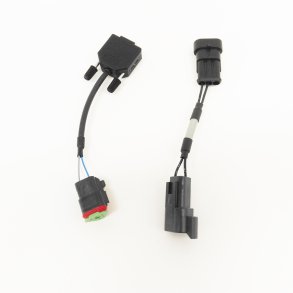 Cat C adaptor. 2-part. Chassis to 3-pin Deutsch