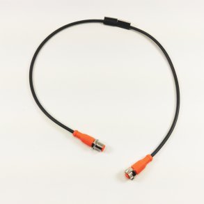 M12 extension cable 0,6 meter.  5-pin.  A Code