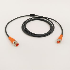 M12 extension cable 2 meter.  5-pin.  A Code