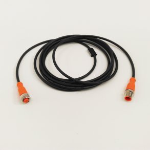 M12 extension cable 3 meter.  5-pin.  A Code