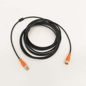 M12 extension cable 5 meter.  5-pin.  A Code