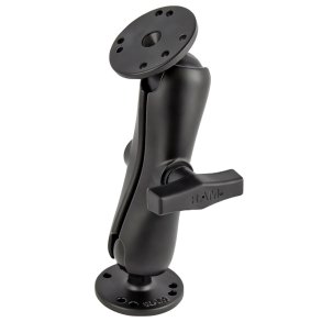 Double arm for 2 C-balls. 15 cm. Incl. 2 C-balls with 6-hole mounting plate