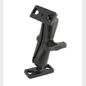 Double arm for 2 C-balls. 15 cm. Incl. 2 C-balls with 2-hole mounting plate