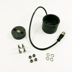 WAS 12V 90� 35CM, WAS, CABLE, 4P M12, W/ CONDUIT