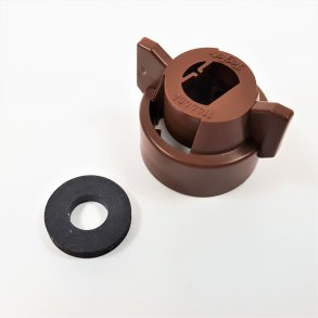 Quick TeeJet Cap, XR/TT/TTJ/AIXR, brown, washer