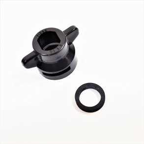 Quick TeeJet Cap, AI,TJ,TTI,AITTJ, Hardi Snapfit, Black, washer. (Tip strainer, use sealing TJ-CP26227-EPR) 