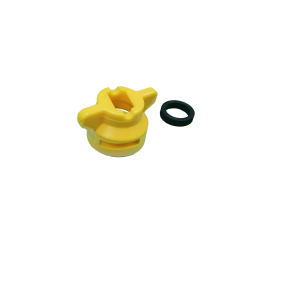 Quick TeeJet Cap, XR/TT/TTJ/AIXR, Hardi Snapfit, Yellow, washer