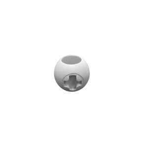 Ball 344 Valve, 2-way Polyprop, Stainless Steel Axle